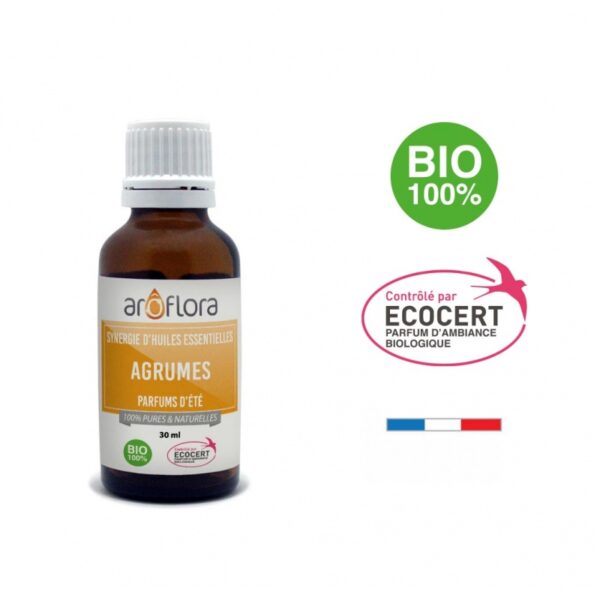 AGRUMES synergie huiles essentielles BIO 30ml