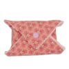 Pochette à savon rose en tissu OEKO TEX