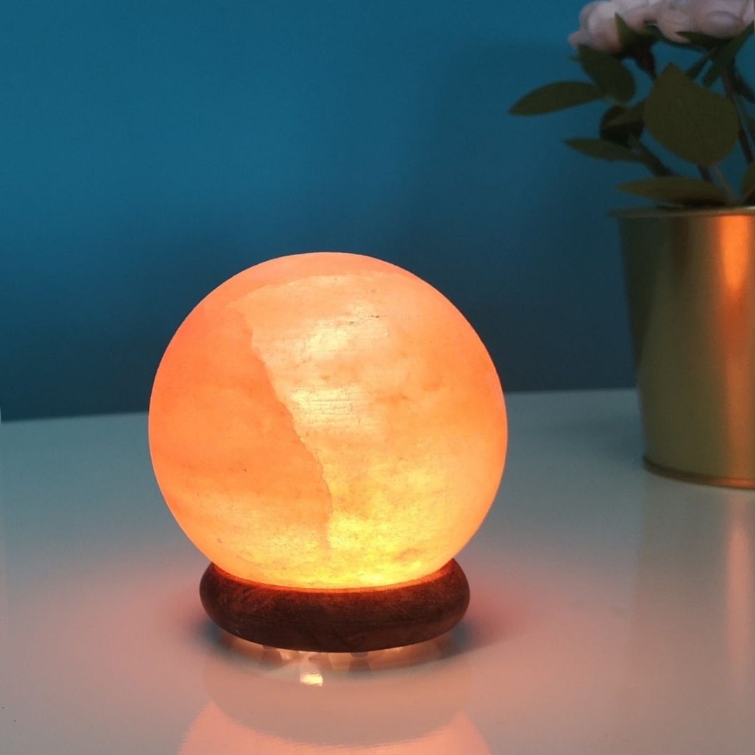 Lampe en cristal de sel de l'Himalaya - Osenteur