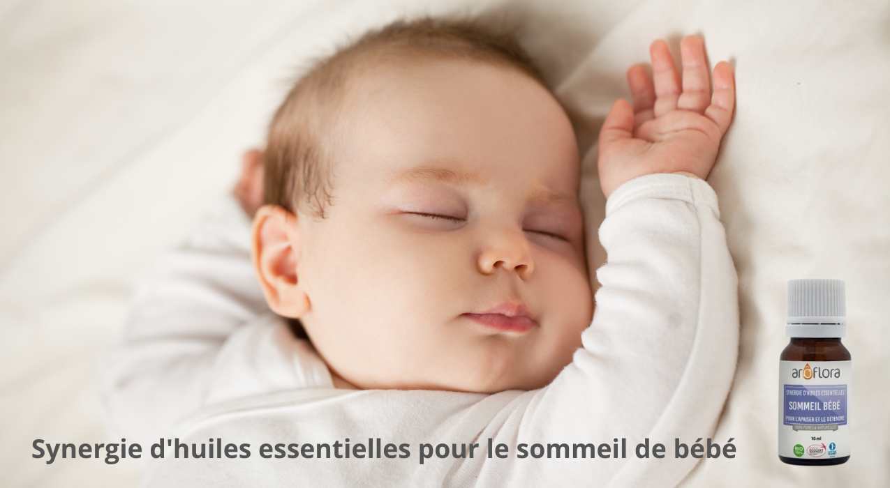 Synergie huiles essentielles sommeil bébé