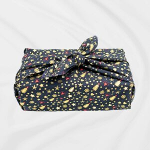 Furoshiki Noël - Emballage cadeau réutilisable