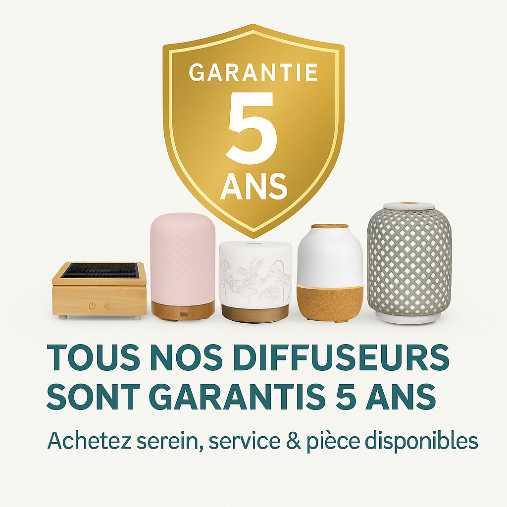 Diffuseurs 5 ans de garantie